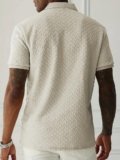 Trillion Jaqquard Men’s Polo T Shirt for Men (Polyester Blend | Regular Fit)