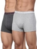 Levi’s Style 003 Comfort Men’s Cotton Trunk for Men with Contoured Double Pouch, Tag Free Comfort & Smartskin Technology (Pack of 2)