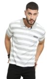 fanideaz Mens Half Sleeve Cotton Striped Branded Polo T-Shirt for Mens || Polo T Shirt for Men || Tshirt for Men Stylish