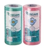 Origami Non Woven Reusable Kitchen Towel Roll – Pack of 2 (80 Pulls Per Roll, 160 Sheets)