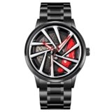 SKMEI Men’s Watch New Wheels Rolling Creative Fashion Che Youhui League Fans Butterfly Double Snap Gift Wristwatch – 1990