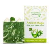 Soapywise Luxury Natural Soaps for Bath in Aloe vera & Neem tulsi | Cold Pressed Organic Soap for Deep Cleansing & Hydration with Walnut & Avocado oil, Ideal for all skin type for glowing skin(1 Pcs)