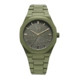 Fastrack Vyb Hustler Quartz Analog Green Dial Watch for Men