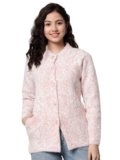 eWools Women’s Wool Round Neck Cardigan