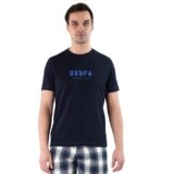 U.S. POLO ASSN. Men Tri Blend Brand Print Le004 Lounge Regular Fit T-Shirt – Pack of 1