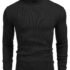 Monte Carlo Mens Solid Stand Collar Sleeveless Sweater (1240544ZP)