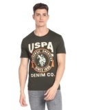U.S. Polo Assn. Men’s Cotton Printed Slim Fit T-Shirt