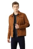 Leather Retail Suede Faux Leather Jacket For Men’s
