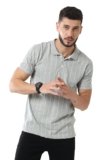 fanideaz Mens Half Sleeve Cotton Striped Branded Polo T-Shirt for Mens || Polo T Shirt for Men || Tshirt for Men Stylish