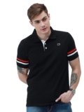 faindeaz Men’s Lyned Collection Solid Striped Cotton Polo Tshirt Half Sleeve Men Tshirts