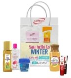 Nimson Complete Essential Winter Care Combo Pack of 8 With Travel Pouch, Cleanses, hydrates, and moisturises skin, For all skin types, Suitable for men and women Birthday special gift kit