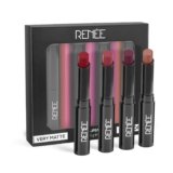 RENEE Very Matte – Pack of 4 Matte Lipsticks | Intense Color Pay Off, Full Coverage Long Lasting Weightless Velvety Formula