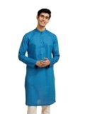 DIWAS BY MANYAVAR Men’s Cotton Self Textured Kurta (1pc)