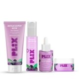 PLIX – THE PLANT FIX Jamun Active Acne Range With Cleanser, 2% Salicylic Acid Serum, Smoothie Moisturizer, & Toner l Reduces Active Acne l Detoxifies The Skin l Soothes Redness l All Skin Types