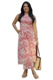 ANNI DESIGNER Women’s Rayon Blend Straight Printed Kurta with Pant