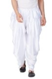 VASTRAMAY Men’s Loose Fit Mid Rise Dhoti Pants