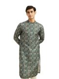 DIWAS BY MANYAVAR Men’s Art Silk Printed Kurta (1pc)