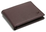 NAPA HIDE Brown Leather Wallet for Men I Handcrafted I 4 Credit/Debit Card Slots I 2 Currency Compartments I 1 Transparent ID Window