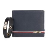 Alpha Premium Leather Mens Wallet | 100% Ethically Sourced Top Grain Leather | Luxury Craftsmanship | Smart Design | RFID Protection | Blending Style with Functionality | Business | Style 11