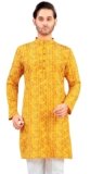 Studio Shringaar Men’s Polyester Relaxed Fit Straight Kurta