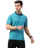 STELLERS Men’s Printed Solid Polo T-Shirt| Feather Touch Feel |Regular Fit| Odour Resistant| Anti-Static| Wrinkle Free | Quick Dry | Stretchable | Lightweight | Sweat-Proof