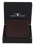 URBAN FOREST Dakota Brown Leather Wallet for Men