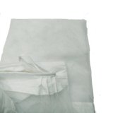 ANS Mosquito Net Polycotton Double Bed Size (6.5 x 6.5 ft) | Bleach White | Durable Net with Same Color Cotton Border | Free Airflow | King Size for Comfortable Sleep