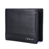Cross Black Men’s Wallet Stylish Genuine Leather Wallets for Men Latest Gents Purse with Card Holder Compartment (AC948799_3-1)