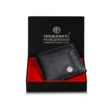 HAMMONDS FLYCATCHER Wallet for Men Leather Original, Mens Wallet, Leather Wallets for Men Stylish, Bi-Fold Wallets for Man, 6 Card Slots, Easy Access Card Slots, Coin Pocket, Gift for Mens – Black