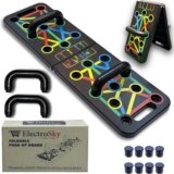 ElectroSky 15 In 1 Pushup Board: Premium Gym Equipment for Home Workout, Versatile Pushup Stand, Ideal Home Gym Equipment for Strength Training and Fitness, Durable and Ergonomic Design