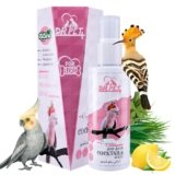 Dr. Pet Plus Luxury Professional Organic Dry Bath Cocktails Spray Bird Shampoo for Remove Dirt, Conditions Coat for CocktailsBird – Waterless Bird Bath Spray for All Bird Types -100Ml