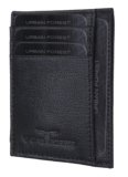 URBAN FOREST Chris Black Leather Card Holder for Men
