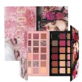 HUDA GIRL Beauty Rose Gold Remastered + Nude Edition Eyeshadow Palette Combo Kit – 36 Matte and Shimmer Finishes, Includes Black Eyeshadow – Complete Eye Shadow Palette Set
