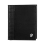 Victorinox Altius Alox, Tri-Fold Wallet with RFID Protection, Leather for Men Black (611574)