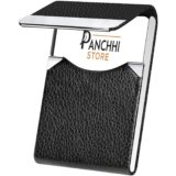 Panchhi Store RFID Leather Card Holder for Men | Slim & Compact Credit Card Wallet with Magnetic Closure | Lightweight Card Case for Travel, Office & Daily Use (Model – A)