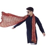 DIVISIVE Men’s Printed Art Silk Bandhani Dupatta/Stole