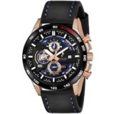 Sylvi Timegrapher Luxury Business Casual Party-Wear Leather Strap Chronograph Date Display Watch for Men | Working Chronograph Watch for Men – 556 Blue RG Leather
