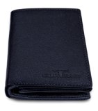 URBAN FOREST Toronto Dark Blue Mens Leather Wallet