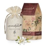 Aromahpure Premium Car Perfume Fragrance Flakes – Bliss – ‘Floral Lilly ’, Luxury Car Air Freshener made Organically with Essential Oil, Grains, and Flakes – 50Gm, Last Upto 30 days, IFRA certified